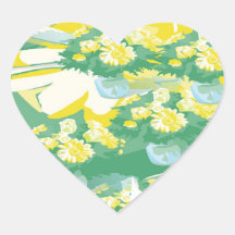 Green Crucification -  Save the Green Heart Sticker