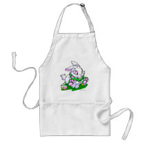 Green Cybunny racing through neggs aprons