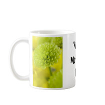 Green Dahlia flower  ... English tea coffee mug