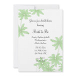 Green Daisies Bridal Shower Invitation