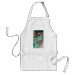 Green Dancer (Danseuse Verte) Edgar Degas Apron