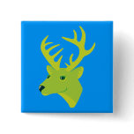 Green Deer Pins