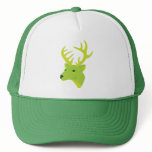 Green Deer Trucker Hat