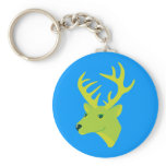 Green Deer Key Chain