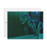 Green Dino invitations
