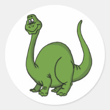 Green Dino Sticker