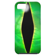 Green Dragon Eye iPhone 5 Covers