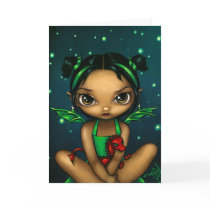 "Green Dragonling" Greeting Card