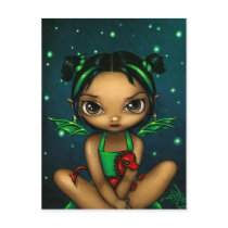 "Green Dragonling" Postcard
