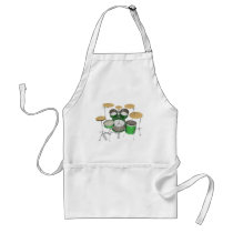 Green Drum Kit: Aprons