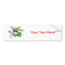Green Drum Kit: