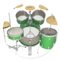Green Drum Kit: