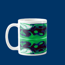 Green Earth Abstract Coffee Mug mugs