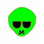 green emo head t shirt customisable
