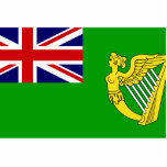 Green Ensign, Ireland flag photo sculptures