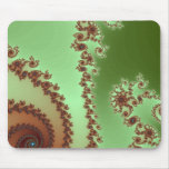 Green Expresso Swirl - Mousepad