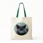 Green Eyed Cat Tote Bag 2