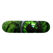 Green Eyed Monster Skateboard Deck