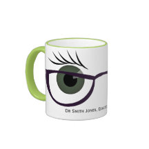 Green Eyes and Glasses Coffee Mug