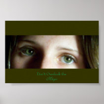 Green eyes posters