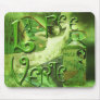 Green Fairy Splashy Collage IV Mouse Pad