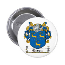 Green Family Crest Pin