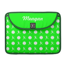 Green Fastpitch MacBook Pro Sleeve