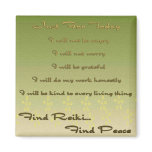 Green Find Reiki Magnets