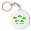 Green Fishes keychains