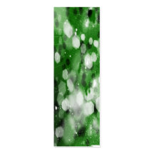 Green Flares Bookmark Business Card Templates