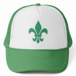 Green Fleur de Lis Hat