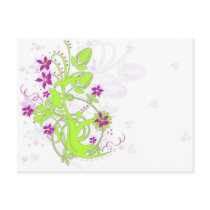 GREEN FLORAL MOTIF