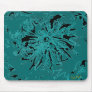 Green flower Mousepad
