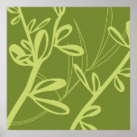 Green Foliage Poster