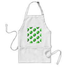 Green Football Pattern Apron