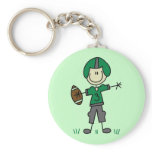 Green Football Player  T-shirts and Gifts keychains