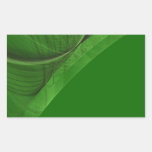 Green Fractal Background Rectangle Sticker