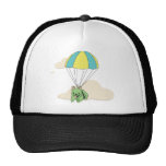 Green French Bulldog Umbrella Fun Hat