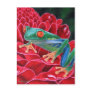 Green Frog Animal Art Painting - Multi Postcard