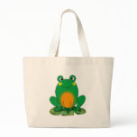 Green frog bags