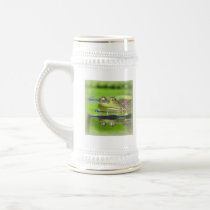 Green Frog Beer Stein Mug