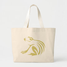 Green Frog Logo Tote Bags