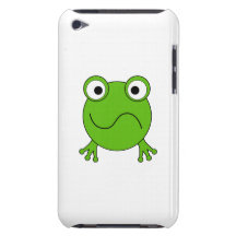 Green Frog. Looking confused. iPod Touch Cases
