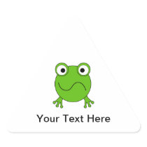 Green Frog. Looking confused. Sticker