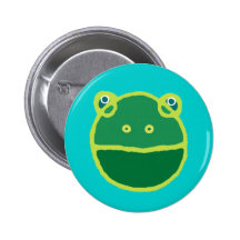 green frog pins