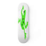 Green Frog / Toad, White Background skateboards
