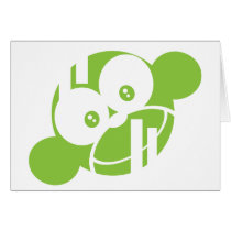 Green Funky Munky Cards