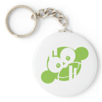 Green Funky Munky Keychains