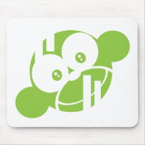 Green Funky Munky Mousepads