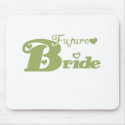 Green Future Bride mousepads